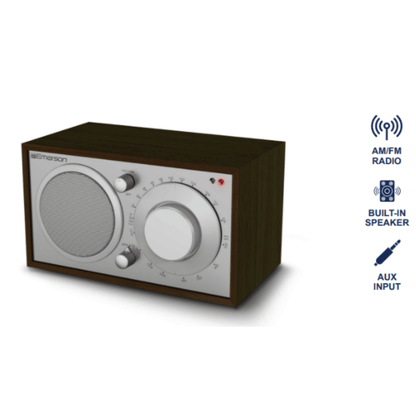 Emerson AM / FM Radio with Built-In Speaker Jupiter Gear Home