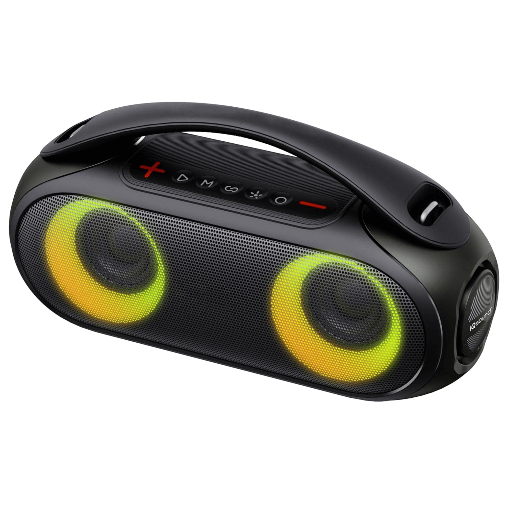 IQ Sound Portable Water-Resistant BT Speaker with RGB Light Panel Jupiter Gear Home