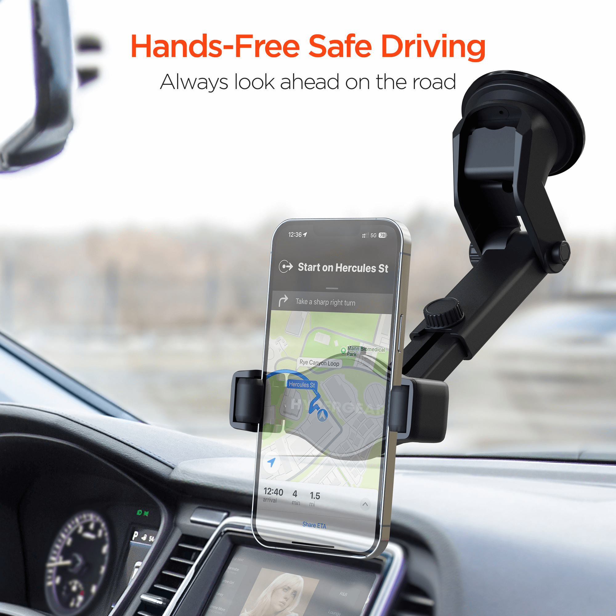 HyperGear Roller Grip Phone Mount Kit Jupiter Gear Home