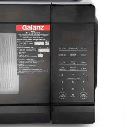 Galanz 1.1 Cu Ft. 1000 Watt Counter Top Microwave Oven Jupiter Gear Home