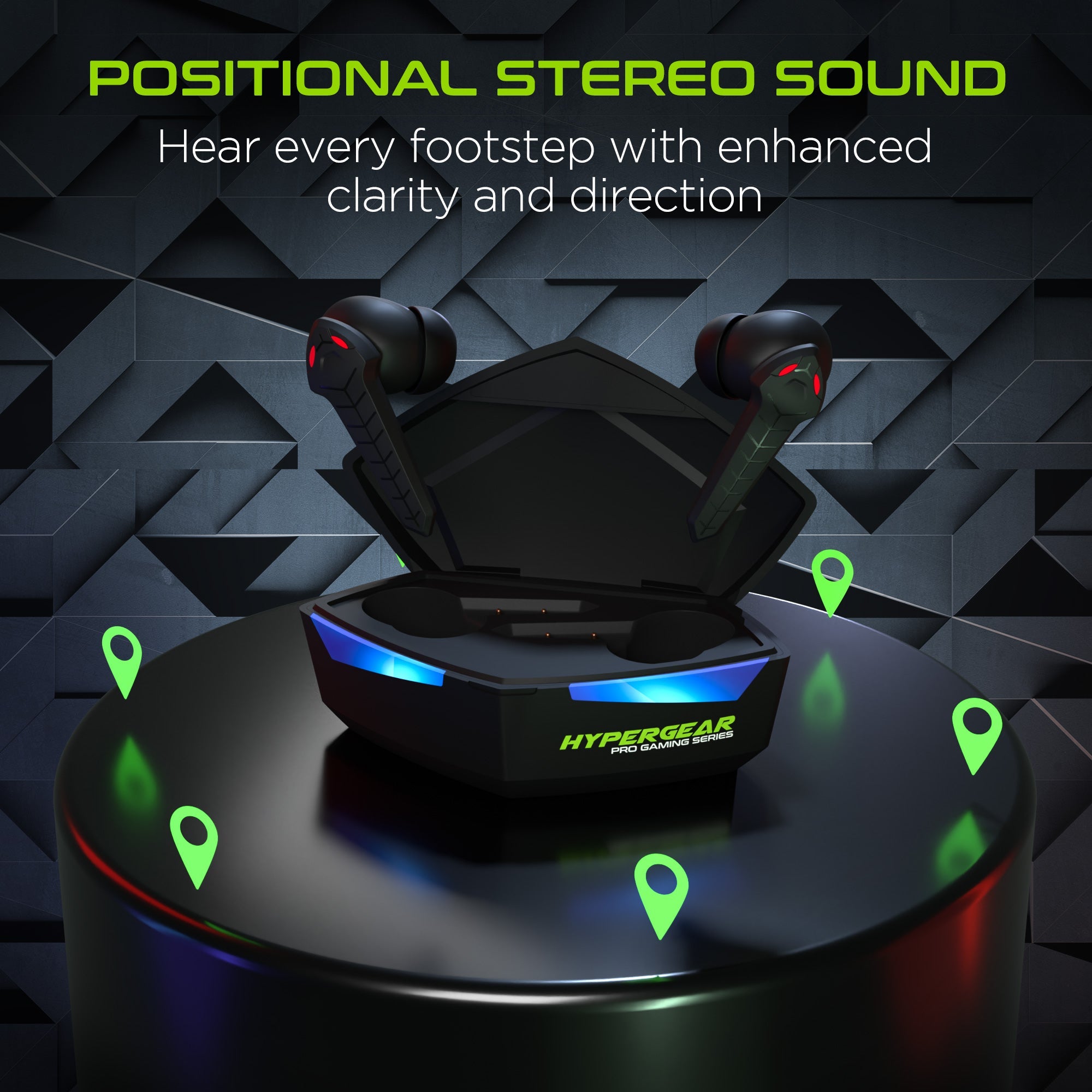 HyperGear CobraStrike True Wireless Gaming Earbuds with No Lag Audio Jupiter Gear Home
