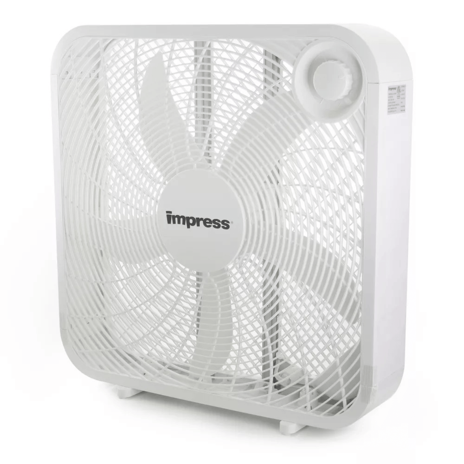 Impress 20-Inch 3-Speed 80-Watt Box Fan Jupiter Gear Home