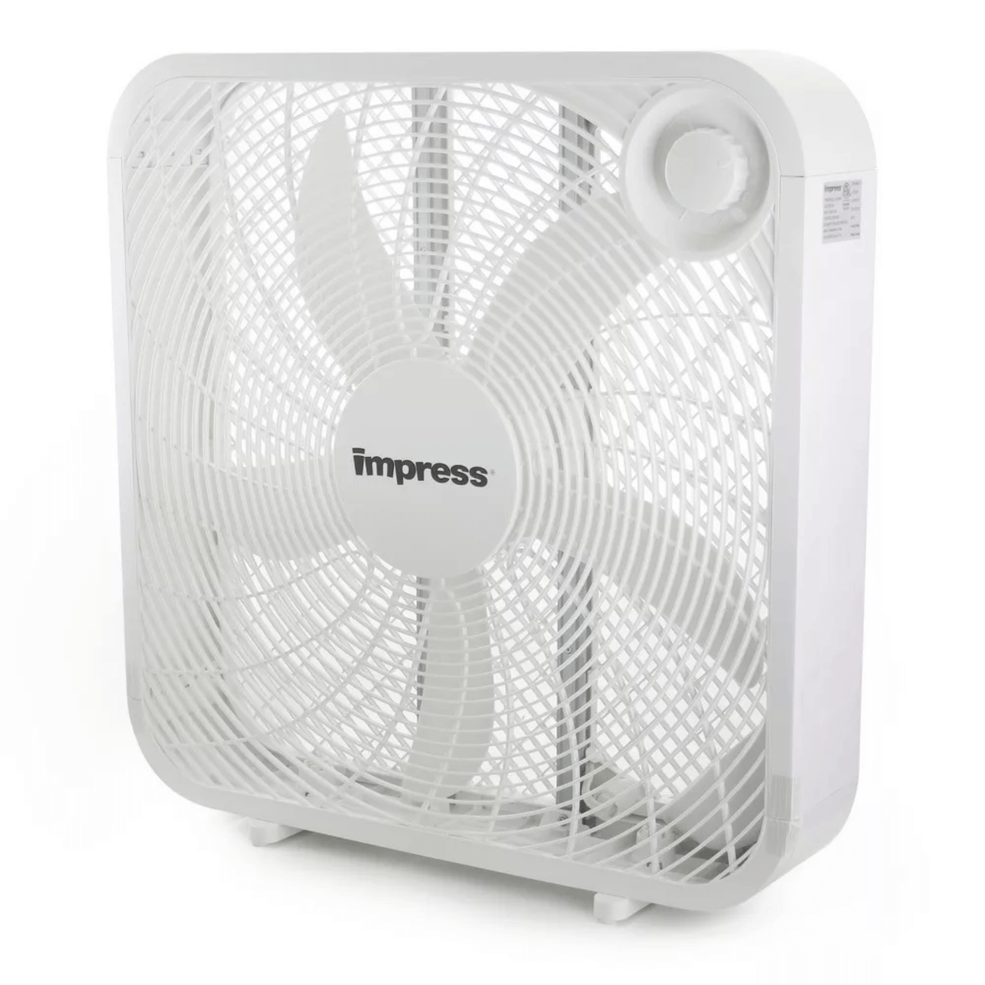 Impress 20-Inch 3-Speed 80-Watt Box Fan Jupiter Gear Home