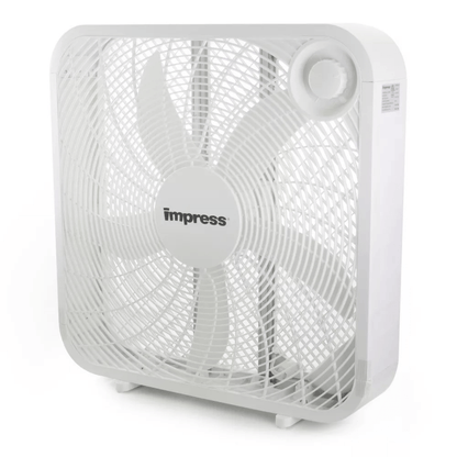Impress 20-Inch 3-Speed 80-Watt Box Fan Jupiter Gear Home