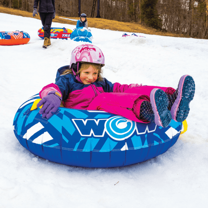 WOW Watersports Surge Tarpaulin-Bottom Snow Tube with Tow Leash Jupiter Gear Home