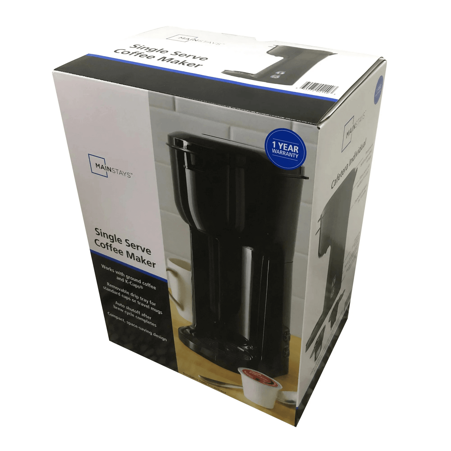 Mainstays Single Serve K-Cup Coffee Maker Jupiter Gear Home