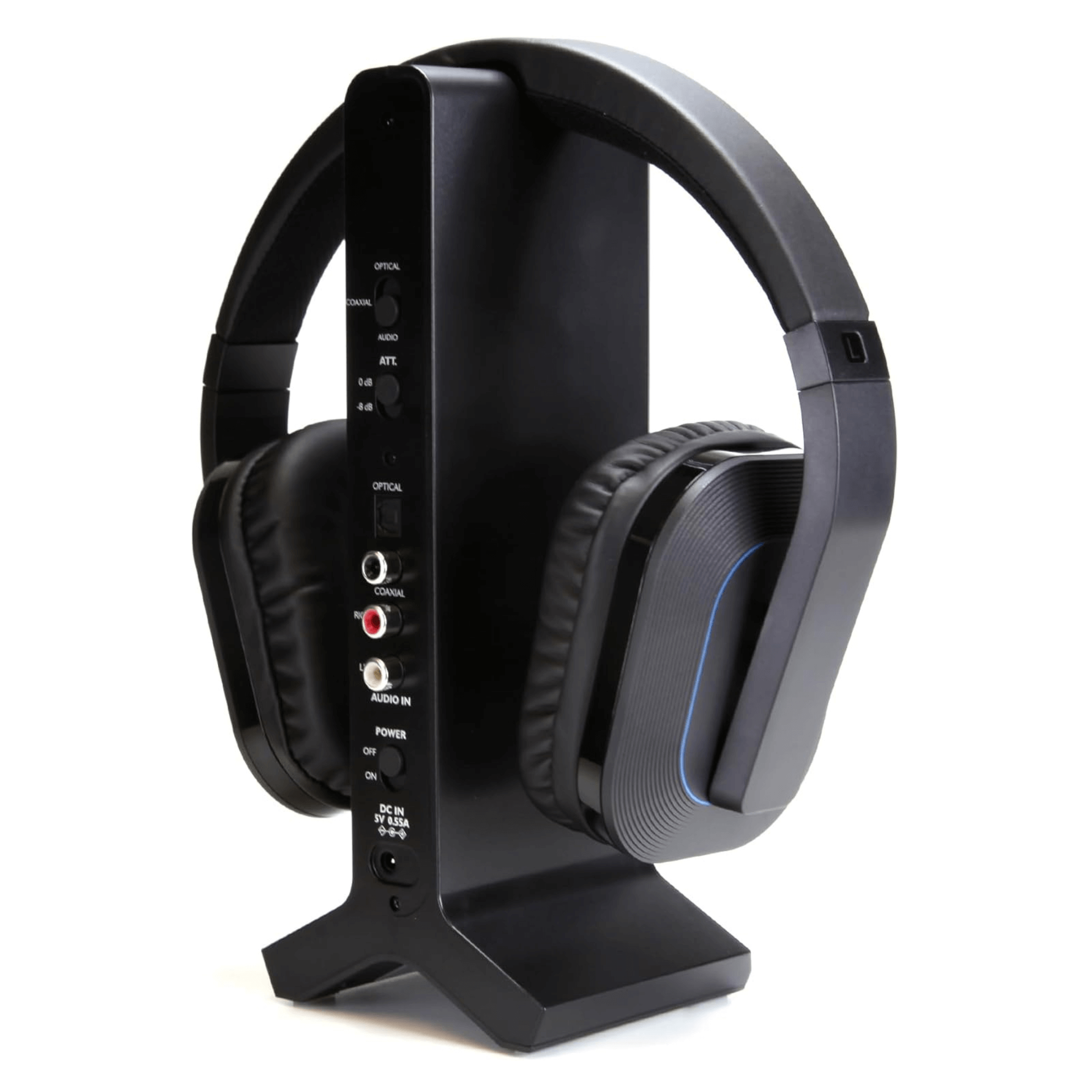 Emerson 2.4G Wireless TV Headset with High-Definition Audio and Charging Stand Jupiter Gear Home