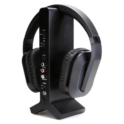 Emerson 2.4G Wireless TV Headset with High-Definition Audio and Charging Stand Jupiter Gear Home