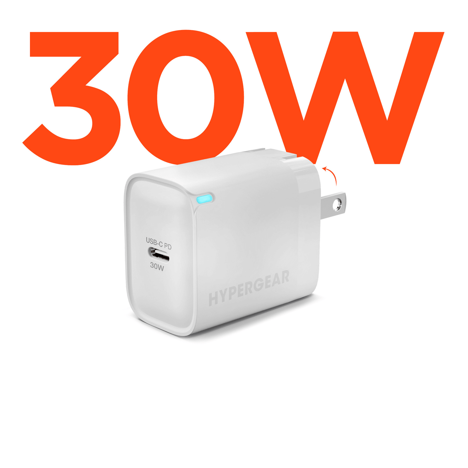 HyperGear 30W USB-C PD Fast Wall Charger with PPS Jupiter Gear Home