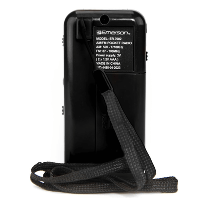Emerson Portable AMFM Radio with Earbuds and Wide Frequency Range of Stations Jupiter Gear Home