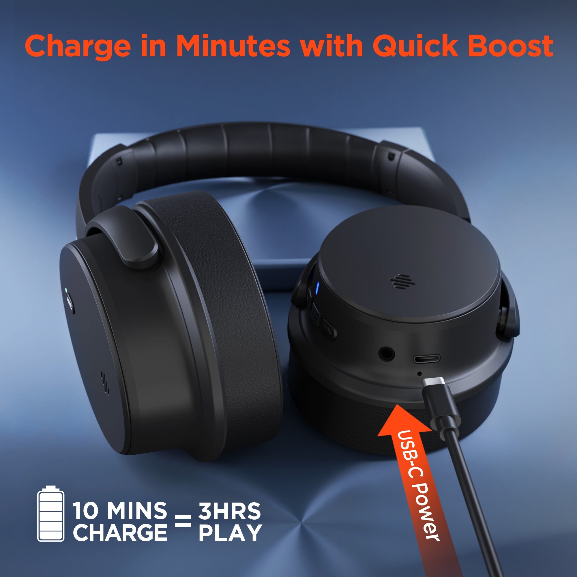 HyperGear Stealth ANC Wireless Headphones with Dynamic Bass Feature Jupiter Gear Home