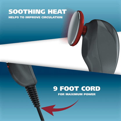 Wahl 2-Speed Handheld Heat Therapy Therapeutic Full-Body Massager Jupiter Gear Home