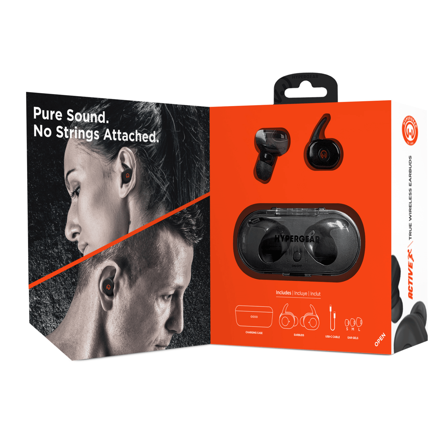 HyperGear Active True Wireless Earbuds with USB-C Connector Jupiter Gear Home