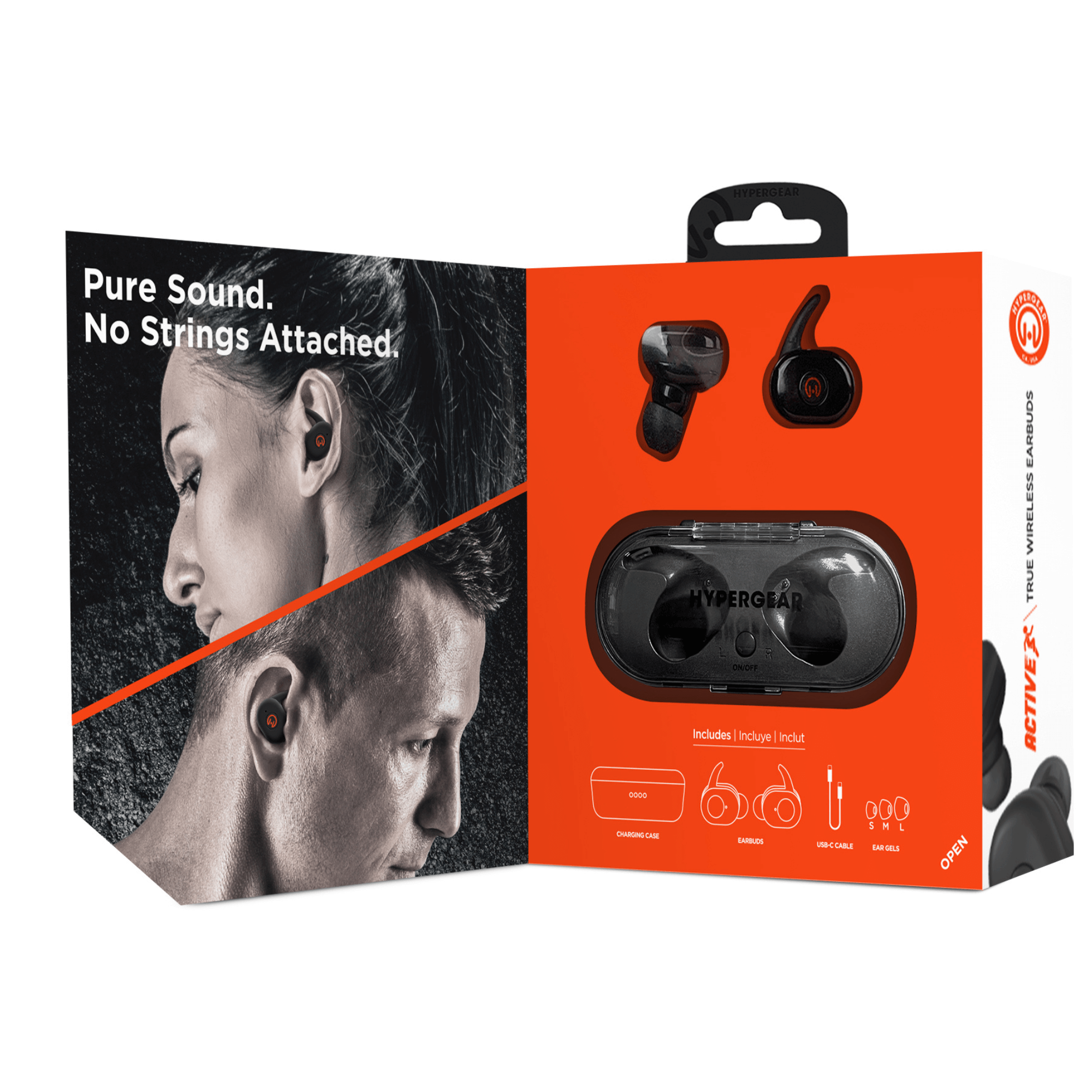 HyperGear Active True Wireless Earbuds with USB-C Connector Jupiter Gear Home