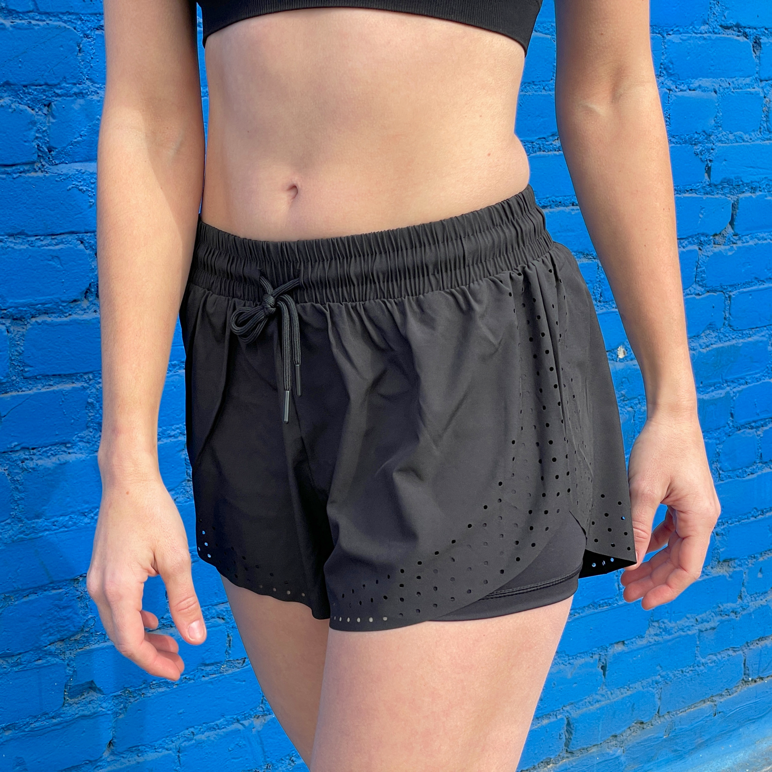 JupiterGear Arielle Athletic Shorts with Built-In Compression Liner for Working Out, Yoga and Running Jupiter Gear Home