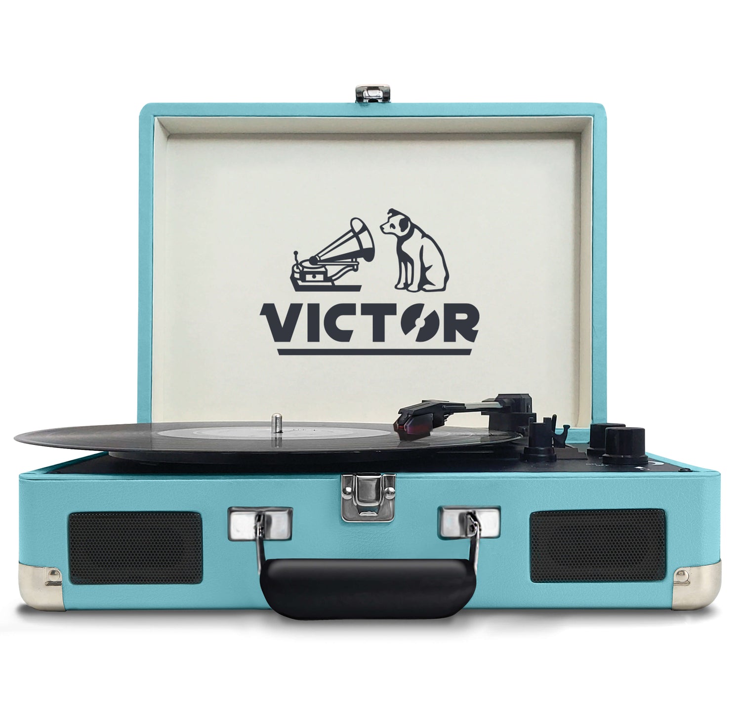 Victor Metro Dual Bluetooth Suitcase 3-Speed Turntable Jupiter Gear Home