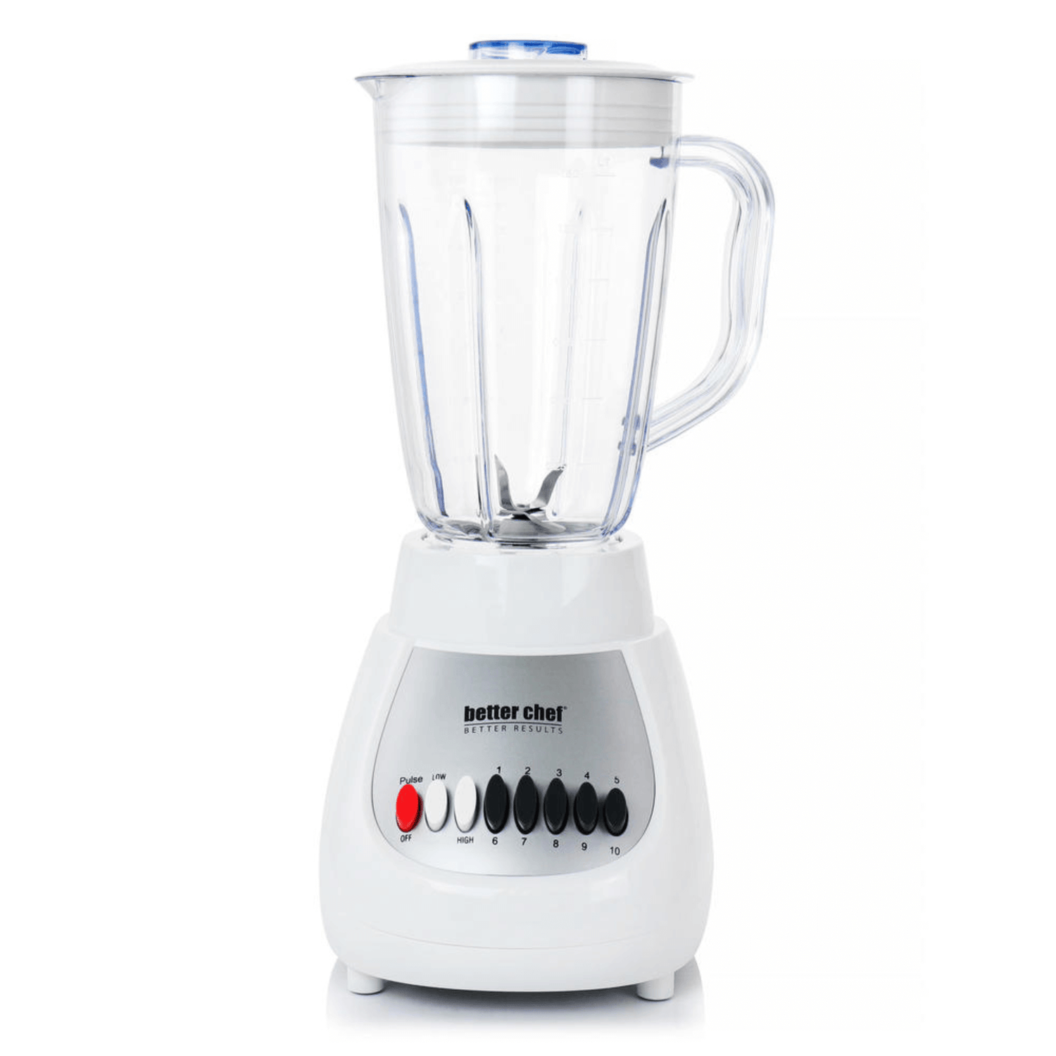 Better Chef Classic 10-Speed 6-Cup Plastic Jar Blender Jupiter Gear Home