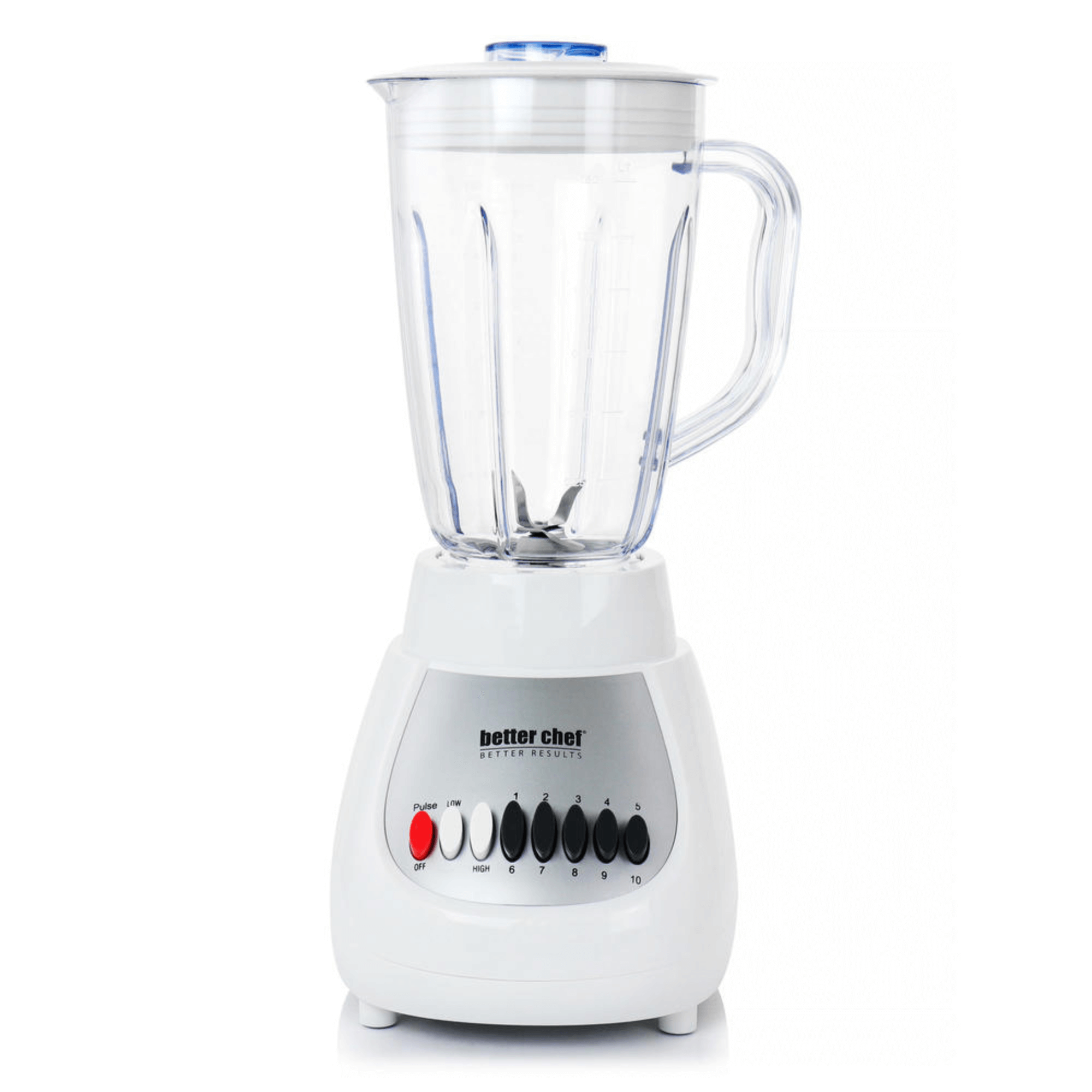 Better Chef Classic 10-Speed 6-Cup Plastic Jar Blender Jupiter Gear Home