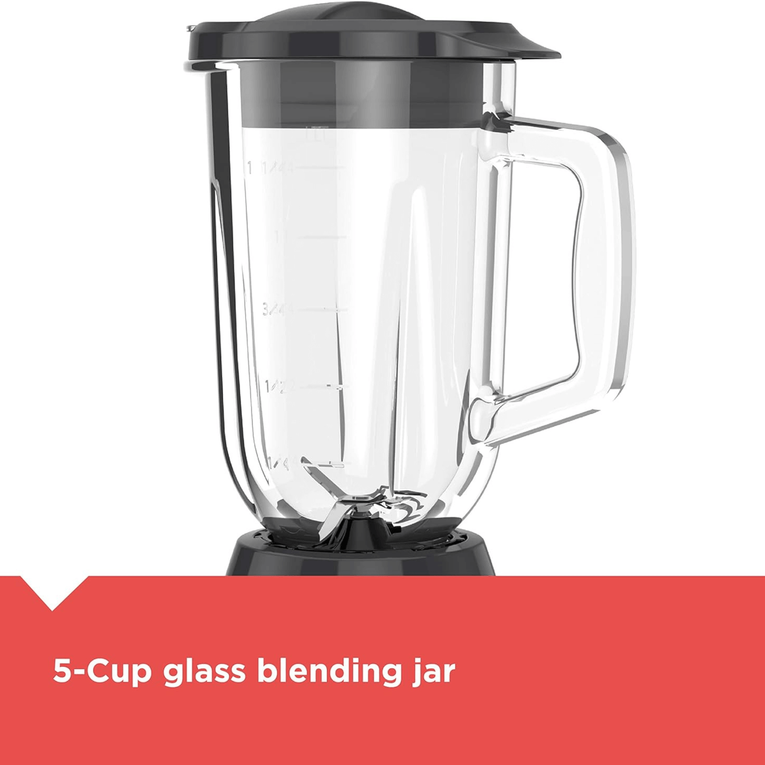 Black &amp; Decker 10-Speed 700W 4-Blade Countertop Glass Jar Blender Jupiter Gear Home