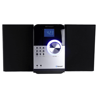 Emerson CD &amp; MP3 Bluetooth FM Radio Microsystem Jupiter Gear Home