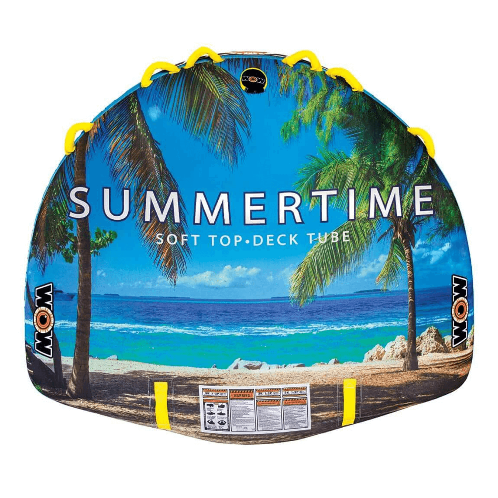 WOW Watersports Summertime 3P Towable with Soft Top for Smooth Ride Jupiter Gear Home