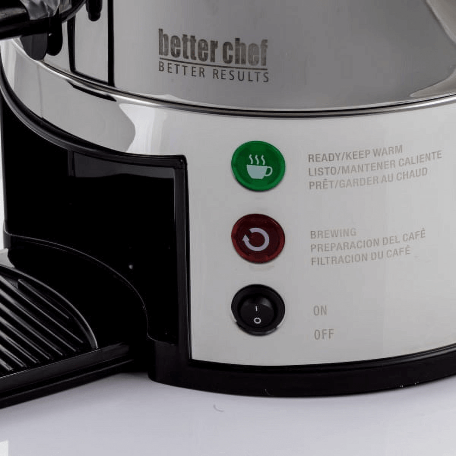 Better Chef 100 Cup Stainless Steel Urn Coffeemaker Jupiter Gear Home