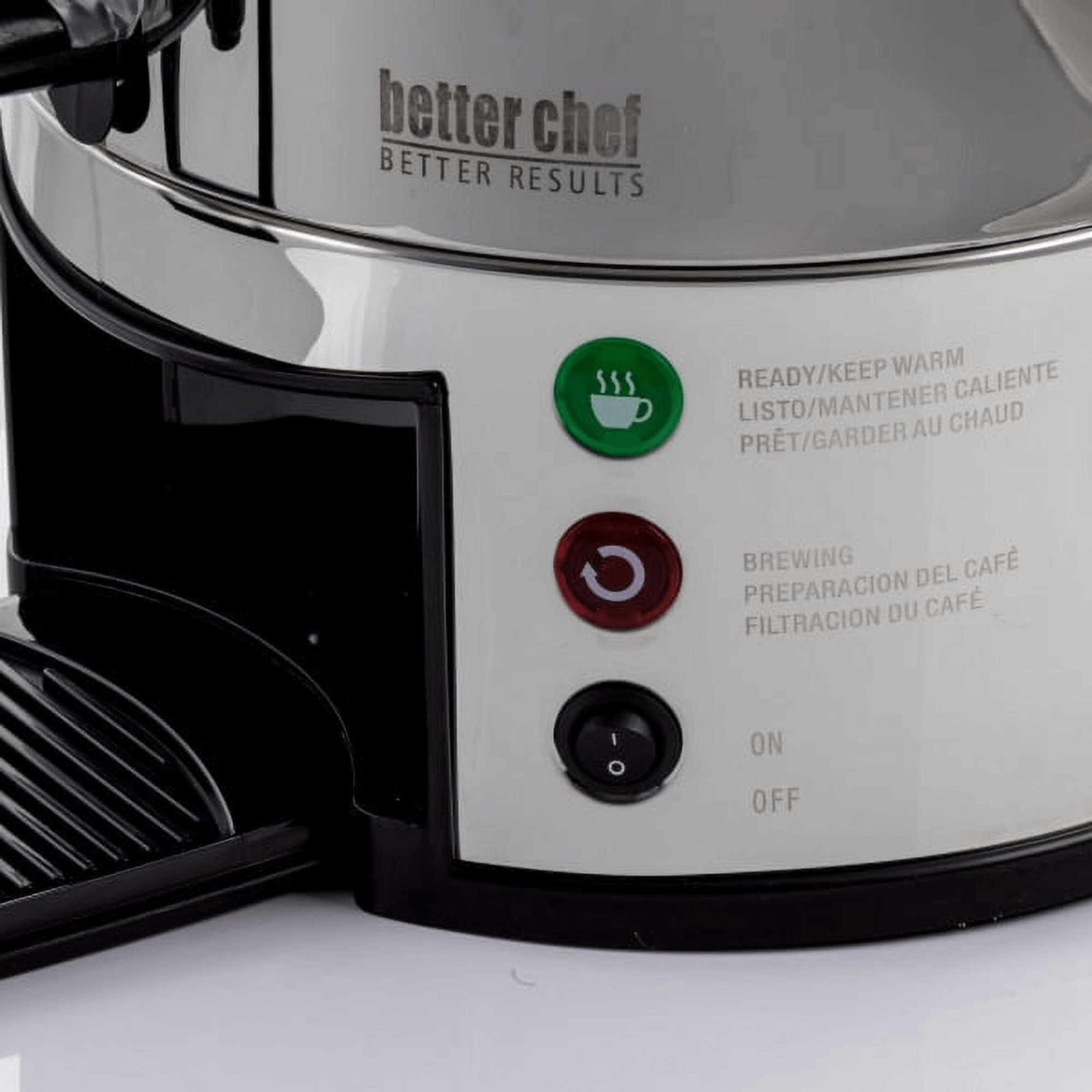 Better Chef 100 Cup Stainless Steel Urn Coffeemaker Jupiter Gear Home