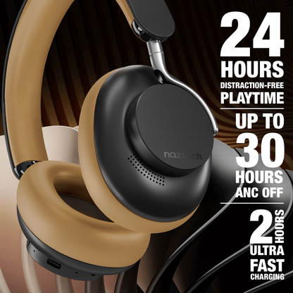 Naztech Aura 360 ANC Wireless Headphones Jupiter Gear Home