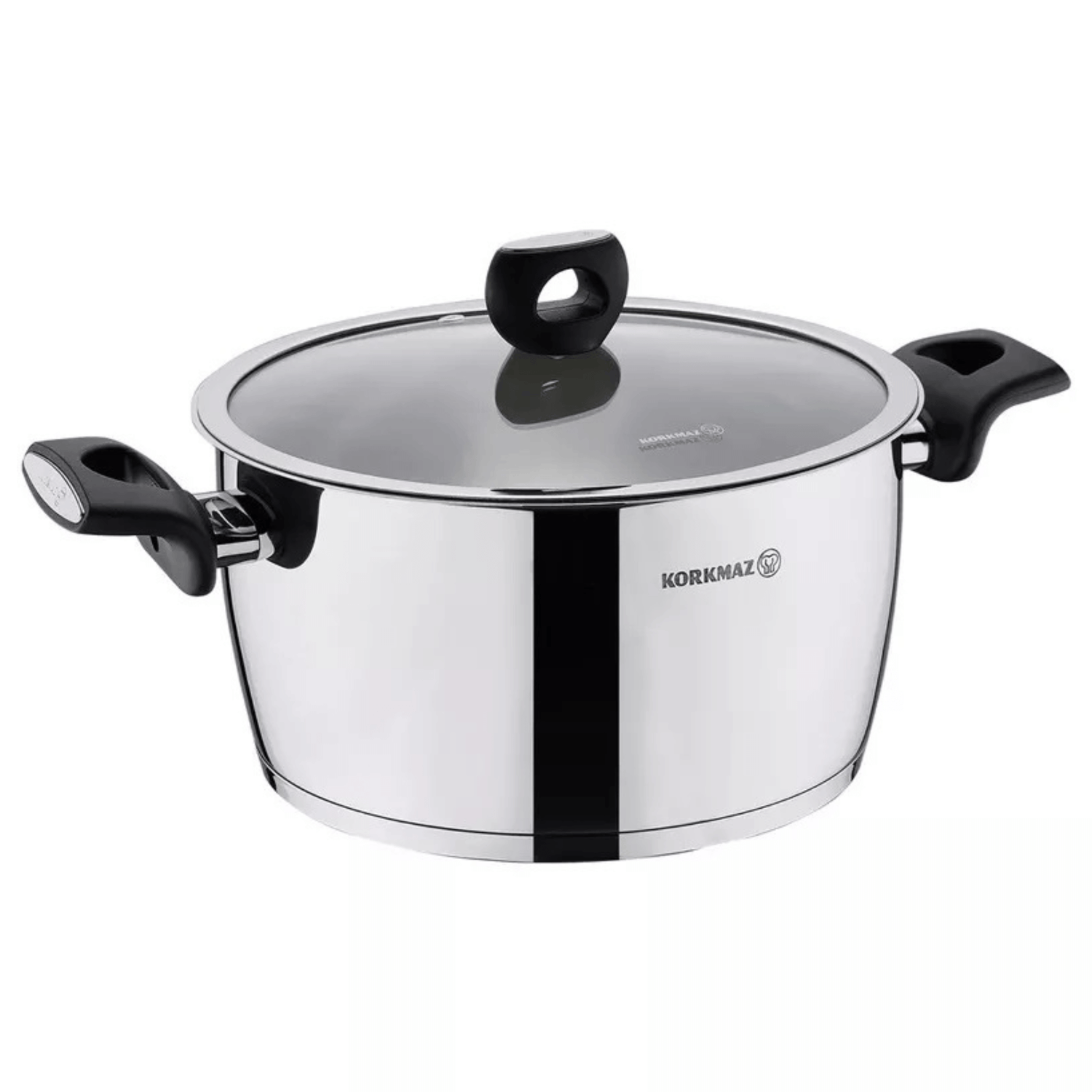 Korkmaz Nora 5.5L Stainless Steel Casserole with Lid Jupiter Gear Home
