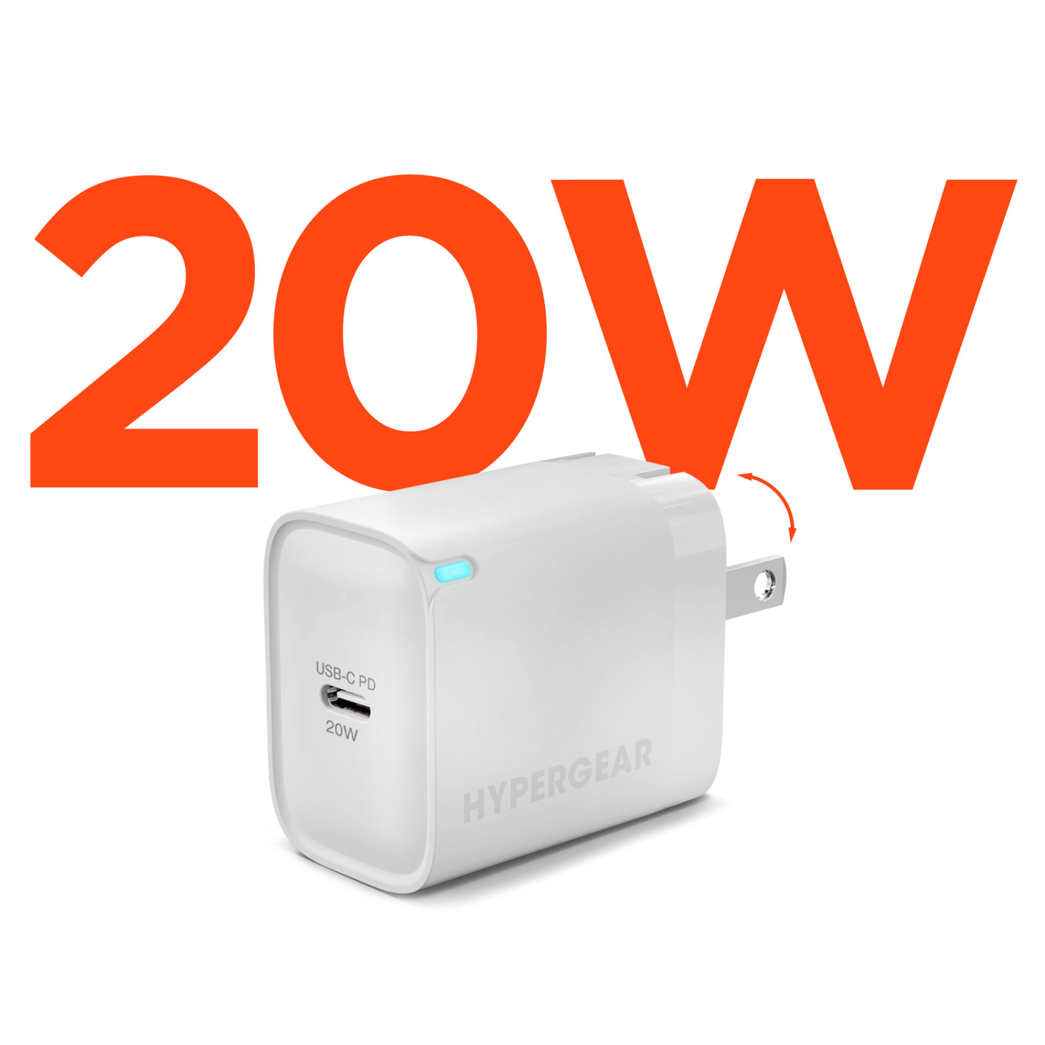 HyperGear 20W USB-C PD Wall Charger Jupiter Gear Home