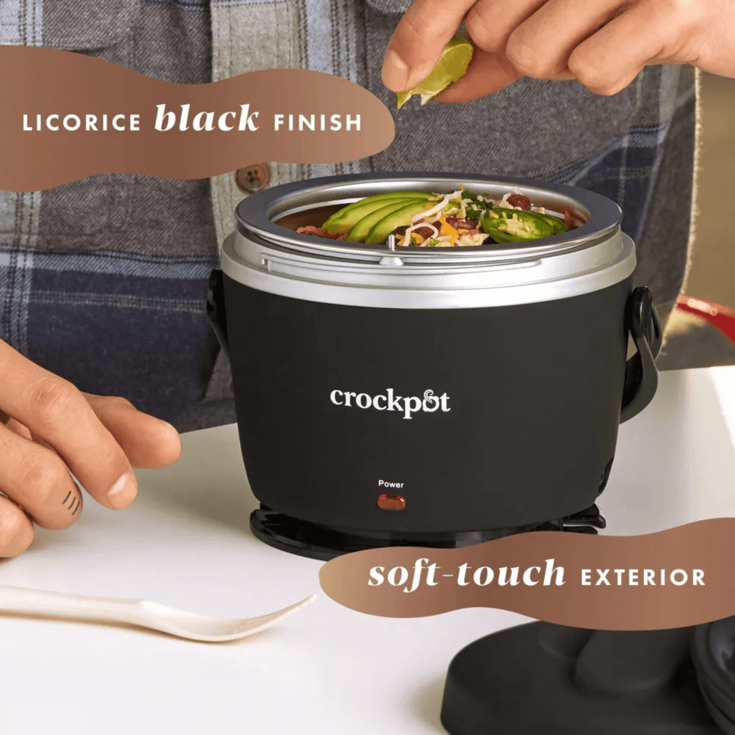 Crockpot 20oz On-The-Go Personal Lunch Crock Food Warmer Jupiter Gear Home