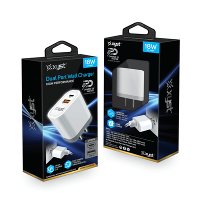Xyst 3.4-Amp Dual USB Wall Charger with USB Port and USB Type-C Port Jupiter Gear Home