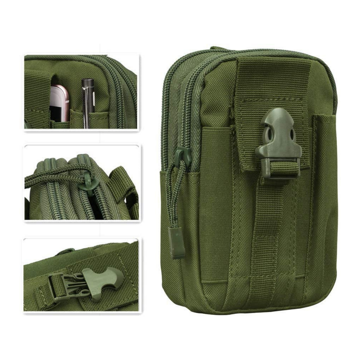 JupiterGear Tactical MOLLE Military Pouch Waist Bag for Hiking, Running and Outdoor Activities Jupiter Gear Home