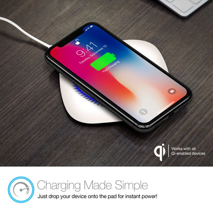 Naztech Power Pad Qi Wireless Fast Charger Jupiter Gear Home