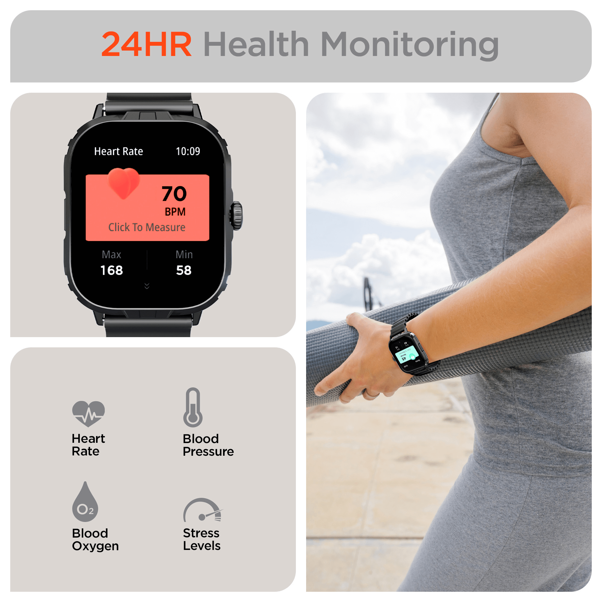 HyperGear FIT X2 Smartwatch and Fitness Tracker Jupiter Gear Home
