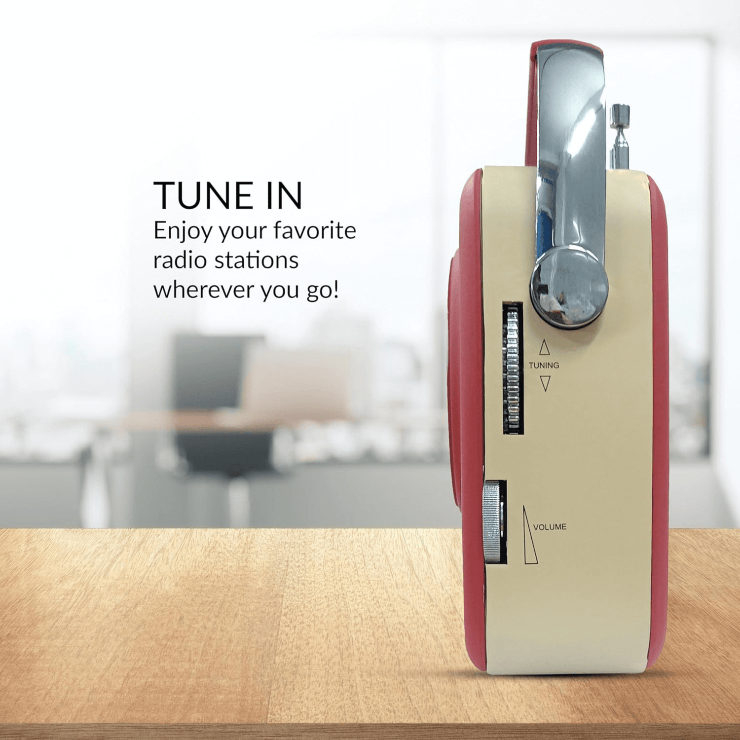 Supersonic Multi-Function Bluetooth Retro Speaker with Rechargeable Battery Jupiter Gear Home