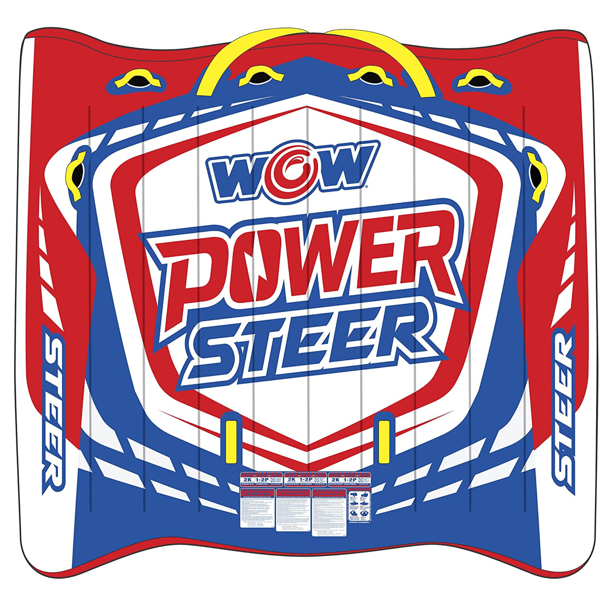WOW Watersports Power Steer 3 Person 3P Steerable Deck Tube Jupiter Gear Home
