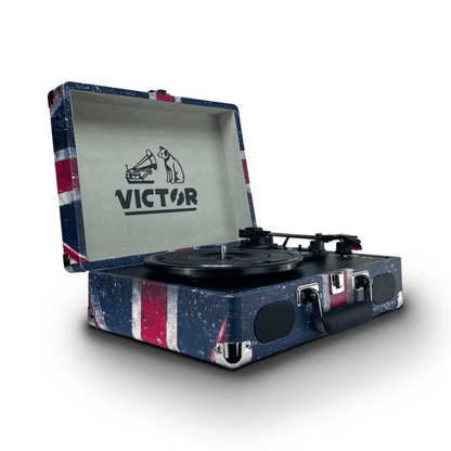 Victor Metro Plus Portable Dual Bluetooth Suitcase Turntable Jupiter Gear Home