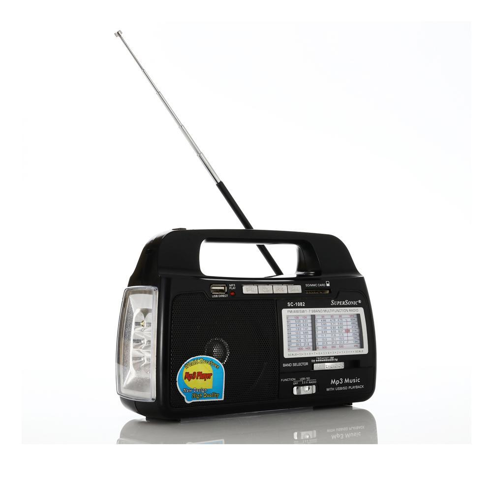 Supersonic 9 Band AM FM SW1-7 Portable Radio Jupiter Gear Home
