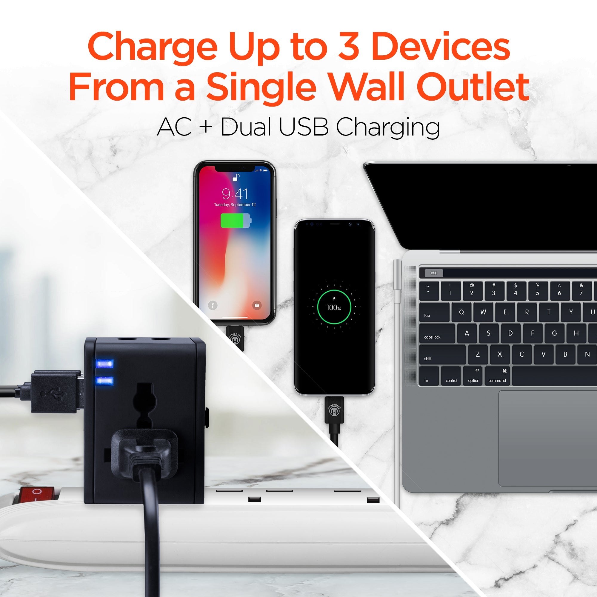 HyperGear All-in-one World Travel Adapter Jupiter Gear Home