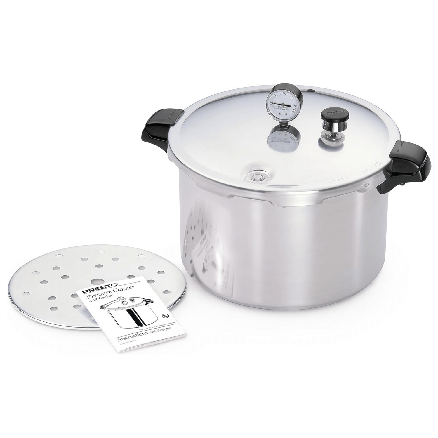 Presto 16-Quart Aluminum Pressure Canner and Cooker Jupiter Gear Home