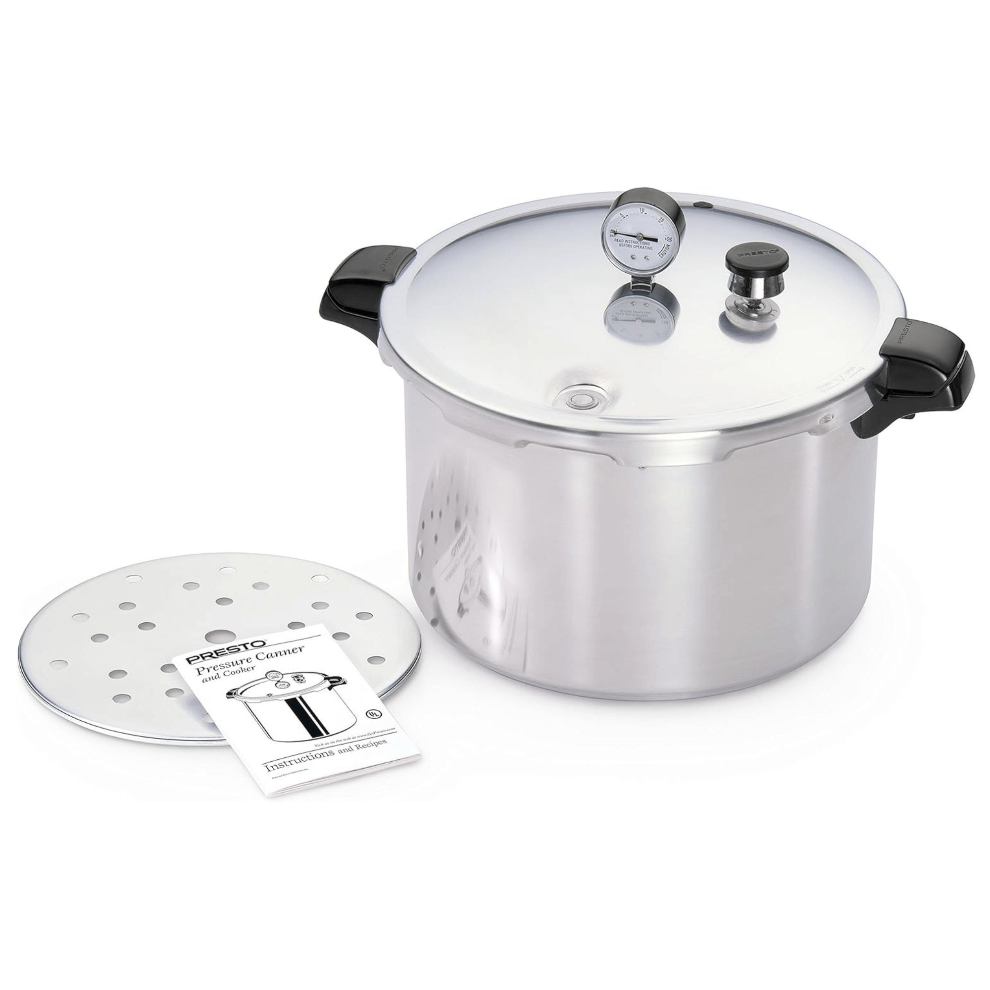 Presto 16-Quart Aluminum Pressure Canner and Cooker Jupiter Gear Home