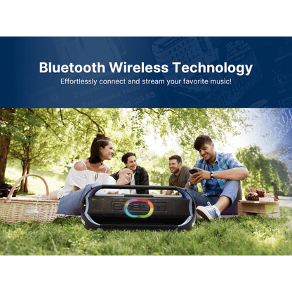 Emerson Triad Grip XL Portable Bluetooth LED Party Speaker Jupiter Gear Home