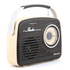 Emerson Portable Retro Radio with Built-In Rechargeable Battery and Memory Set Jupiter Gear Home