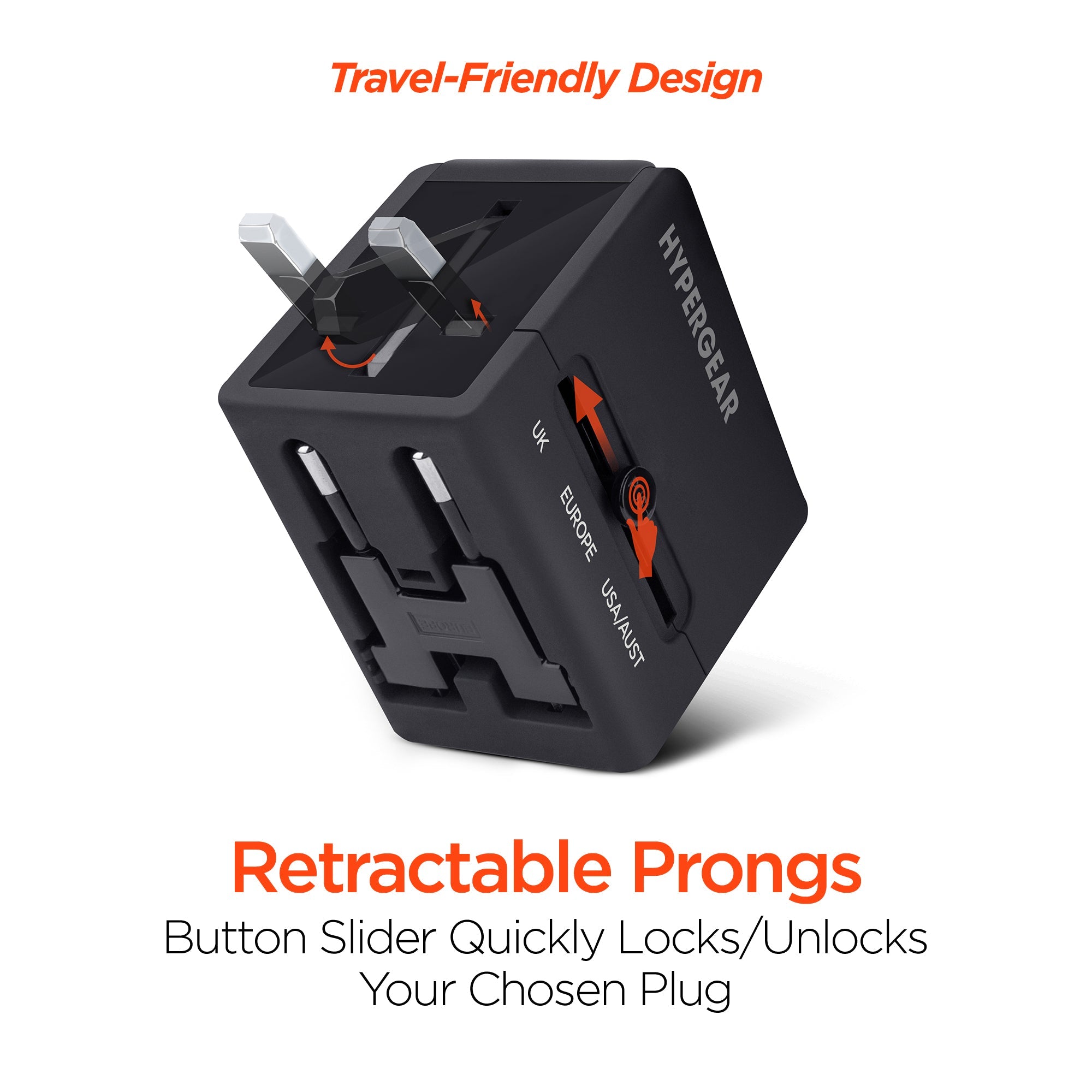 HyperGear All-in-one World Travel Adapter Jupiter Gear Home