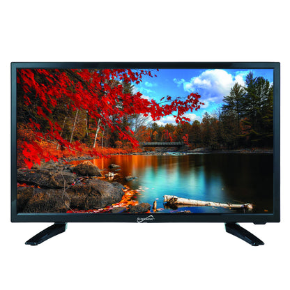Supersonic 22" 12 Volt ACDC Widescreen LED HDTV with USB and HDMI (SC-2211) Jupiter Gear Home