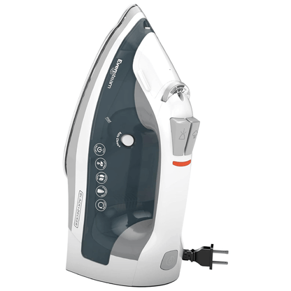 Black &amp; Decker One Step Steam Iron with EvenSteam Stainless Steel Soleplate Jupiter Gear Home