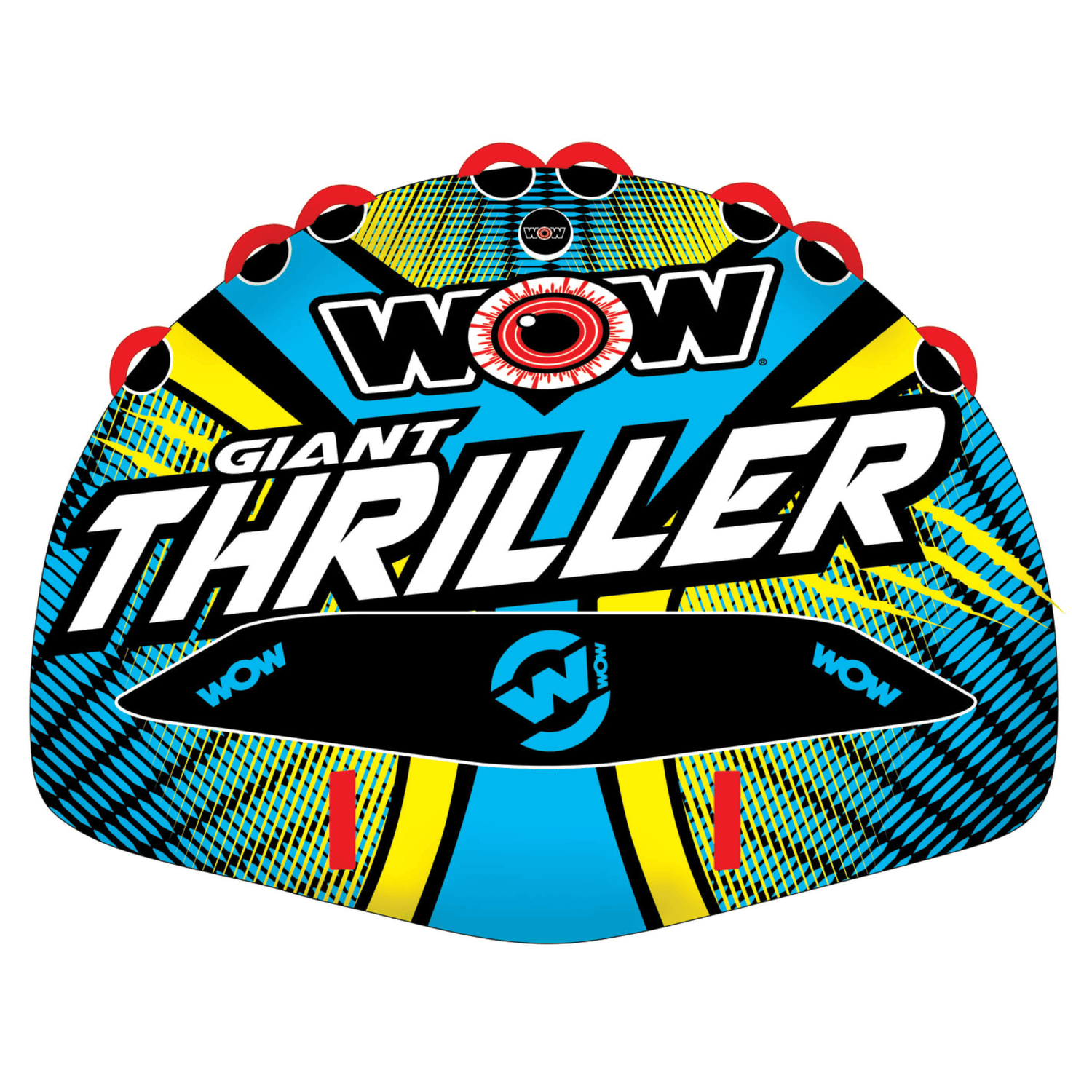 WOW Watersports Giant Thriller 1 to 4 Person Inflatable Towable Deck Tube Jupiter Gear Home