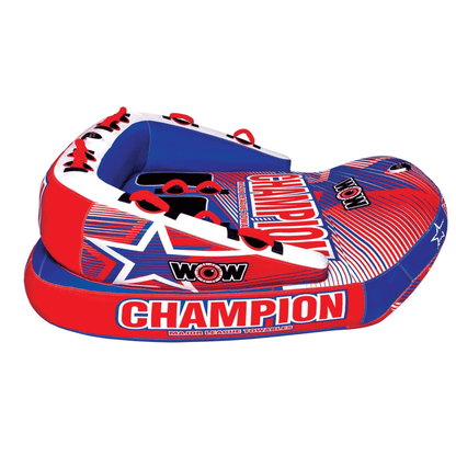 WOW Watersports Champion 3-Person Towable with EZ Up Nose Jupiter Gear Home
