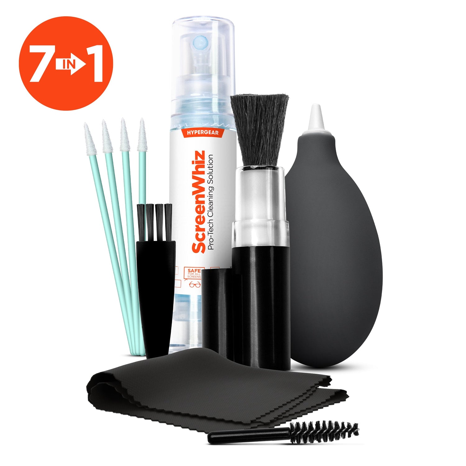 HyperGear ScreenWhiz 7-in-1 Complete Tech Cleaning Kit Jupiter Gear Home